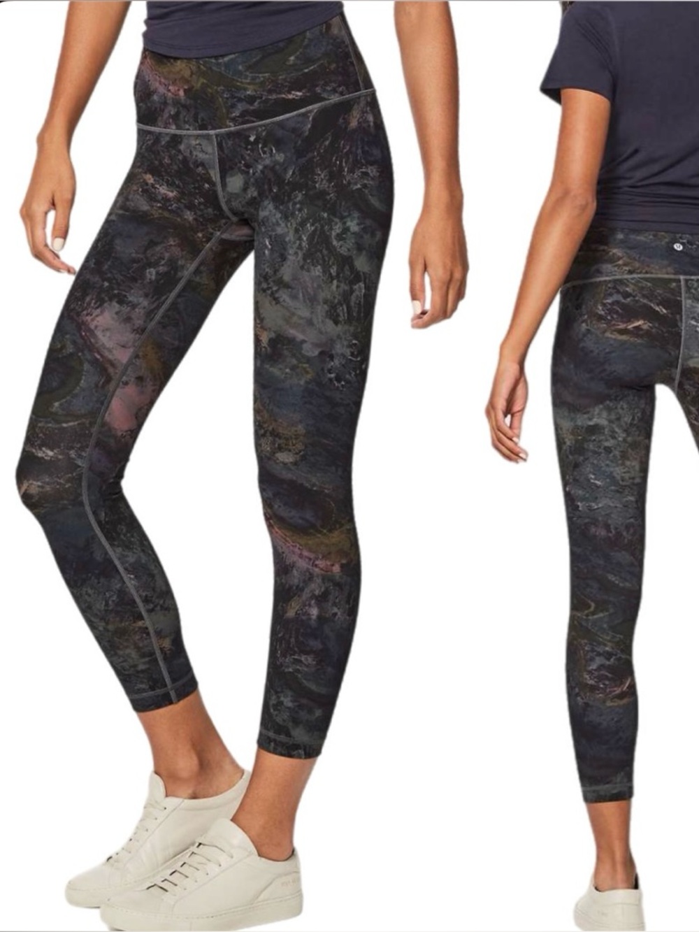 Lululemon High Times Pant Size 2 Paint Storm Espresso Multi Luxtreme
